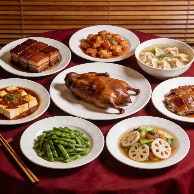 中式美味佳肴图片