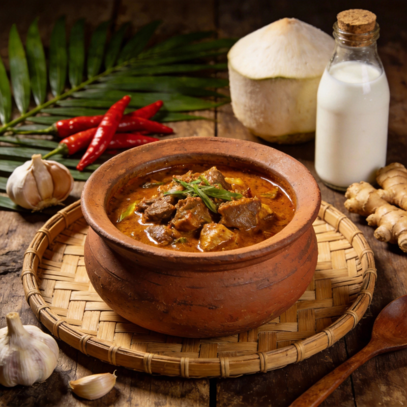 椰香牛肉咖喱图片