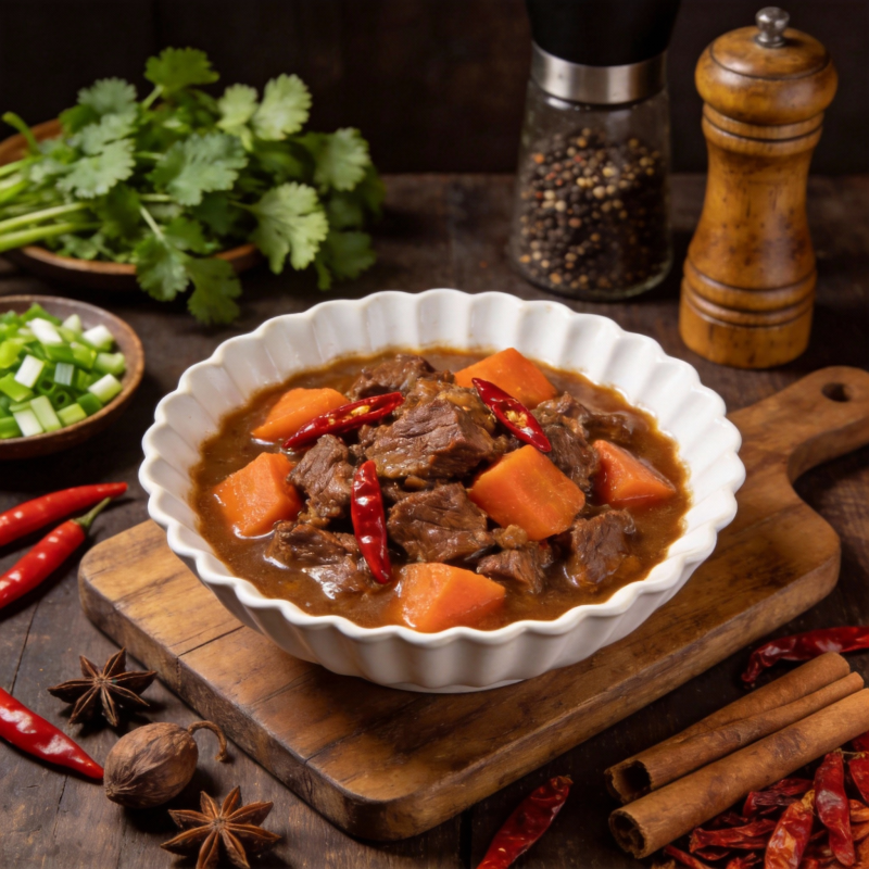 牛肉炖胡萝卜图片