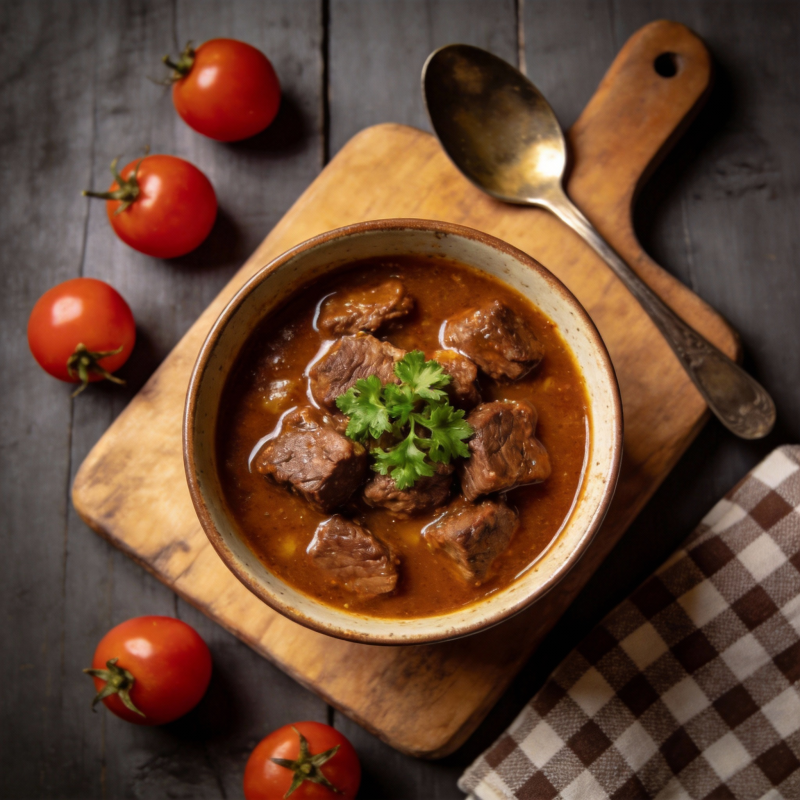 番茄牛肉汤图片