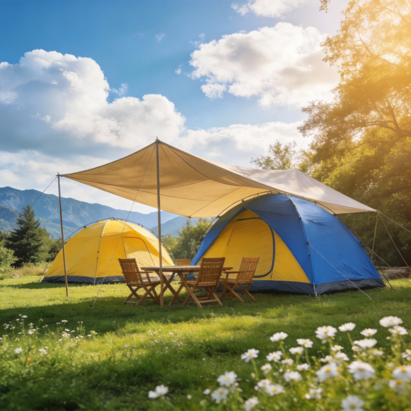 露营野趣 自然相伴图片