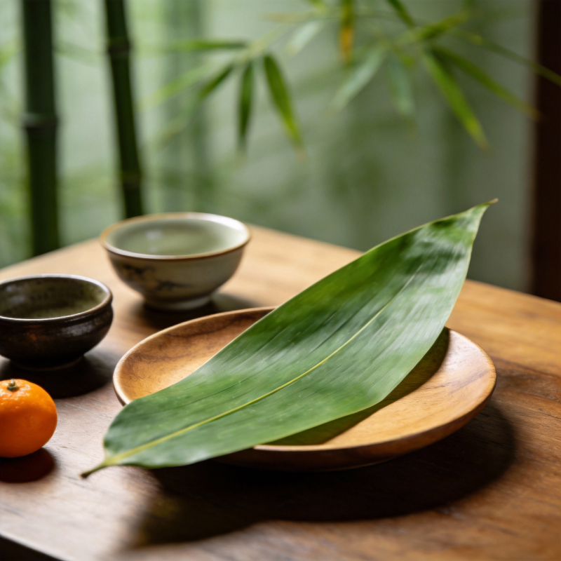 竹影茶香静谧时光图片