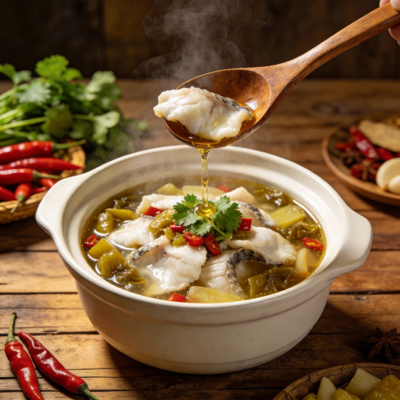 酸菜鱼鲜香诱人图片