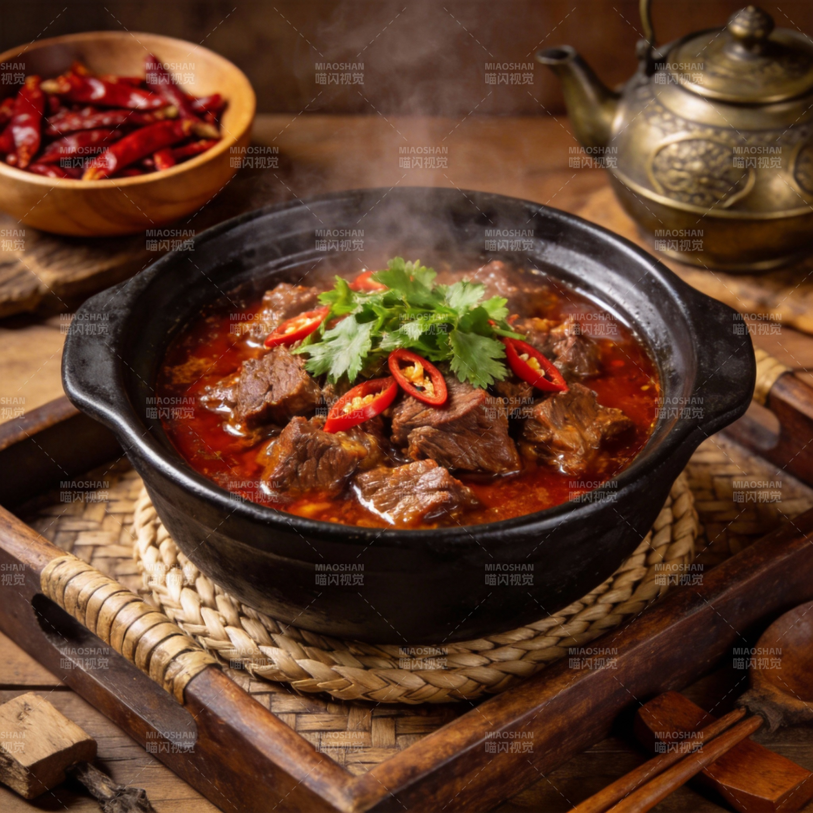 红烧牛肉煲图片