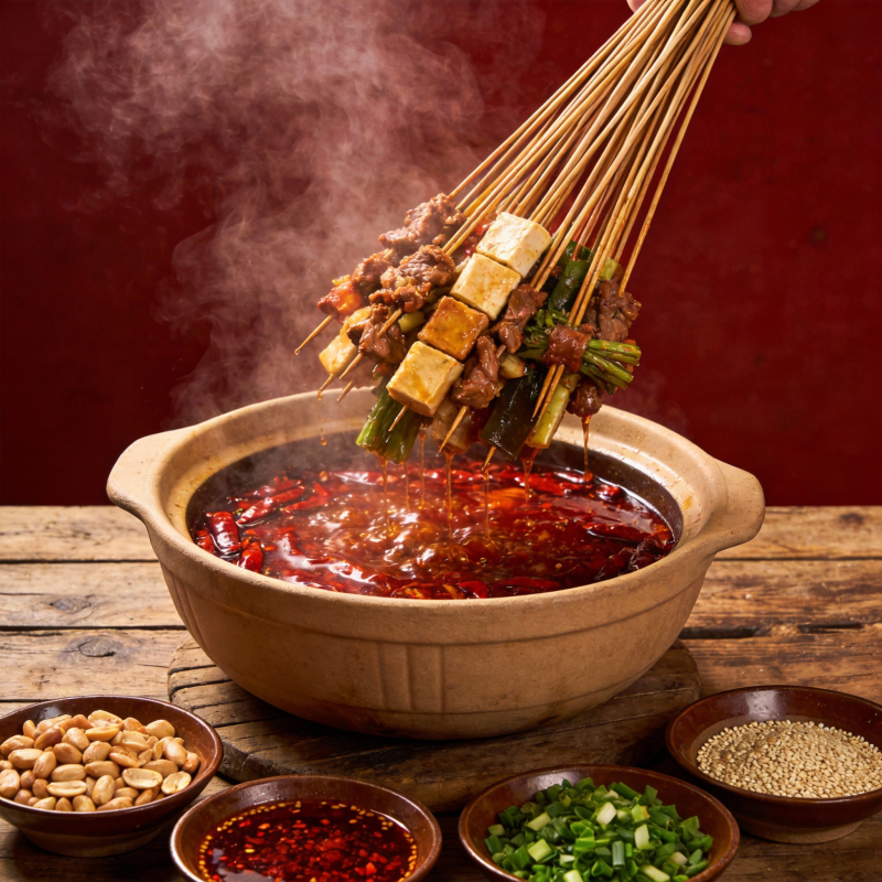 麻辣串串香图片