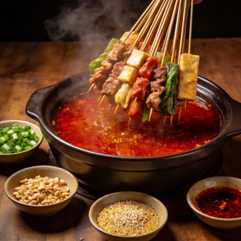 麻辣串串香图片