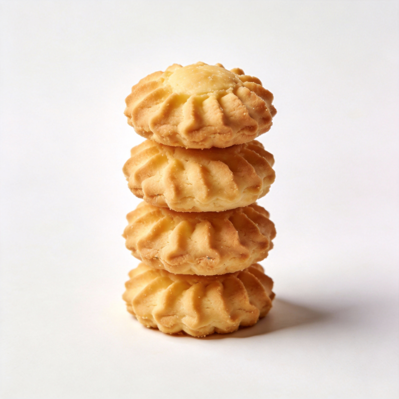 四枚曲奇叠成塔图片