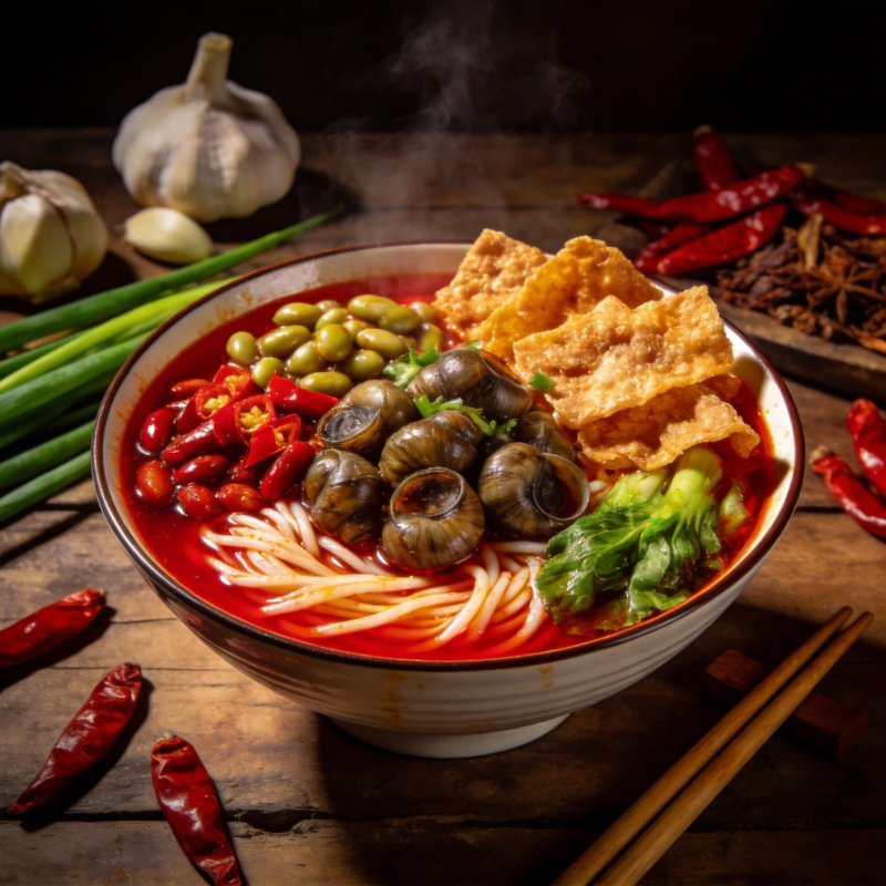 辣味螺蛳粉图片