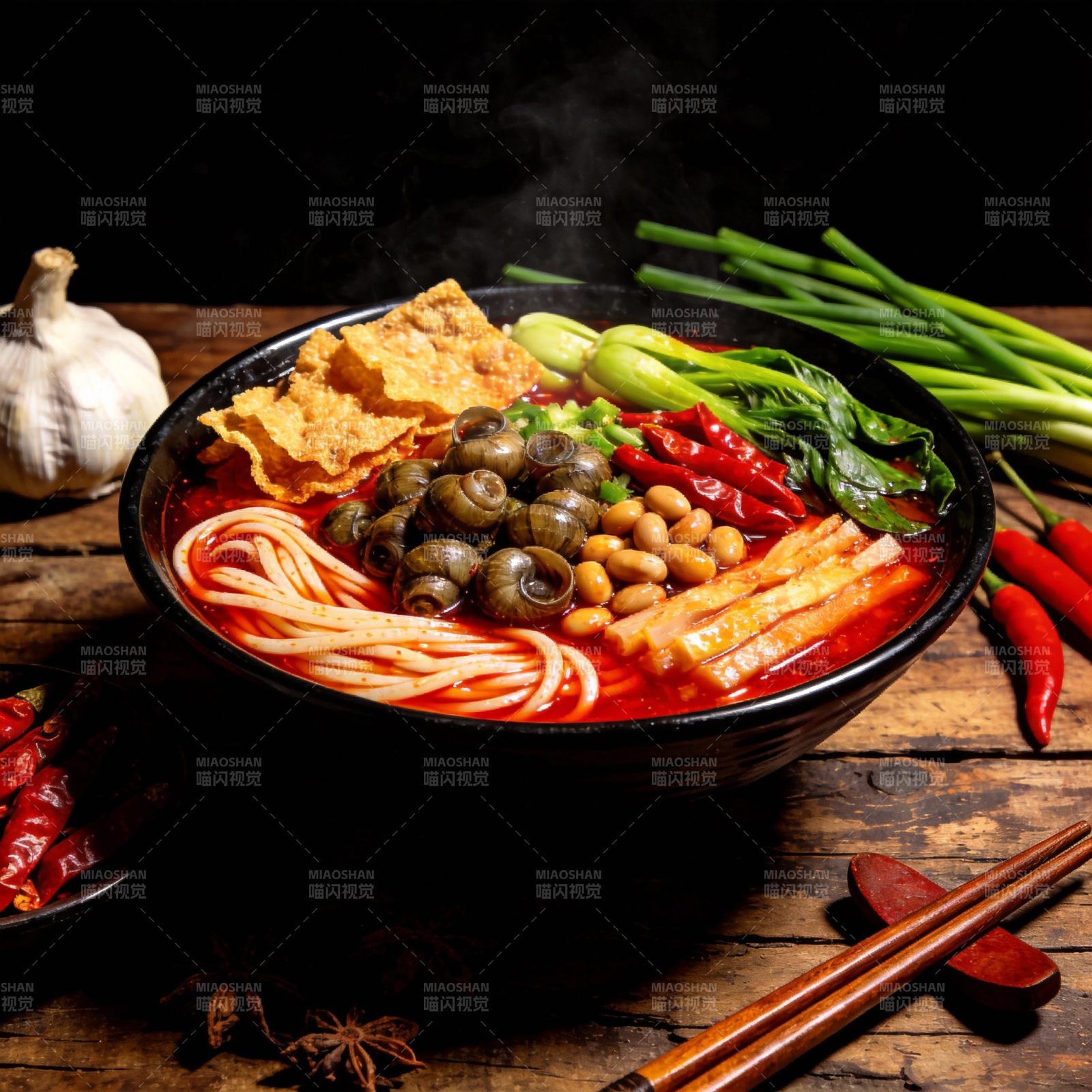 麻辣螺蛳粉图片