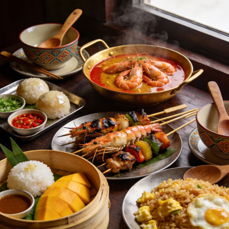 泰式美食盛宴图片