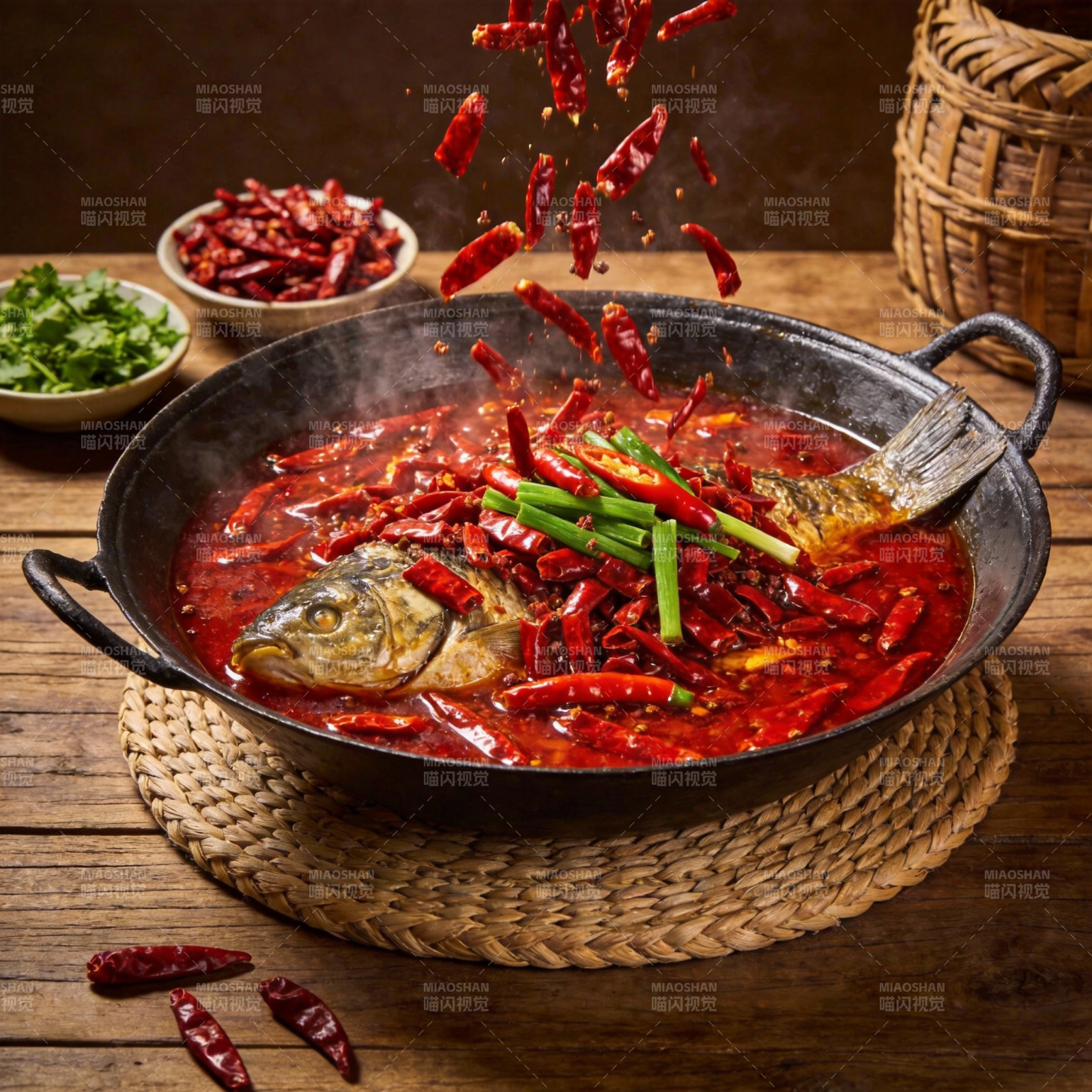 麻辣鲜香鱼锅图片