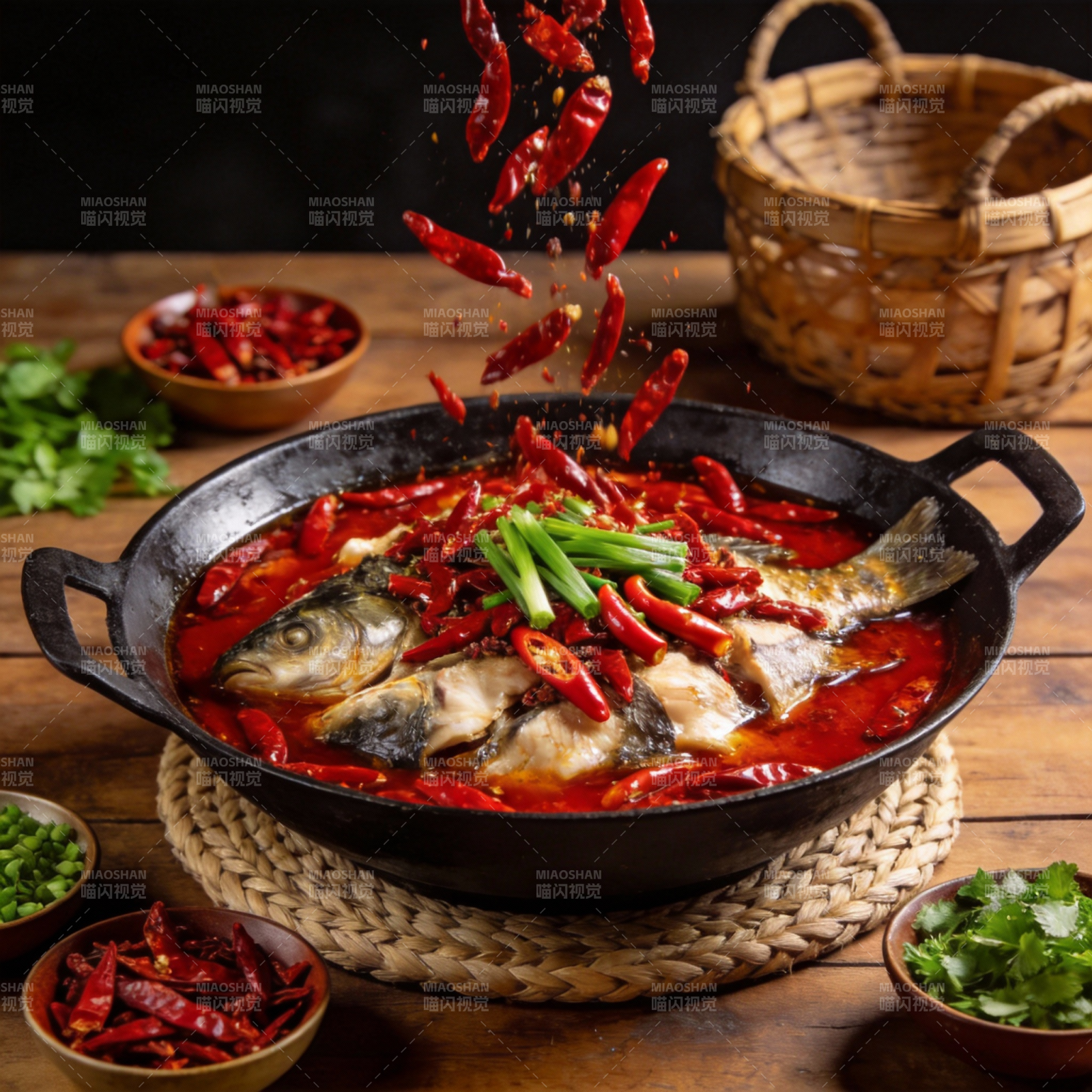 麻辣鲜香鱼锅图片