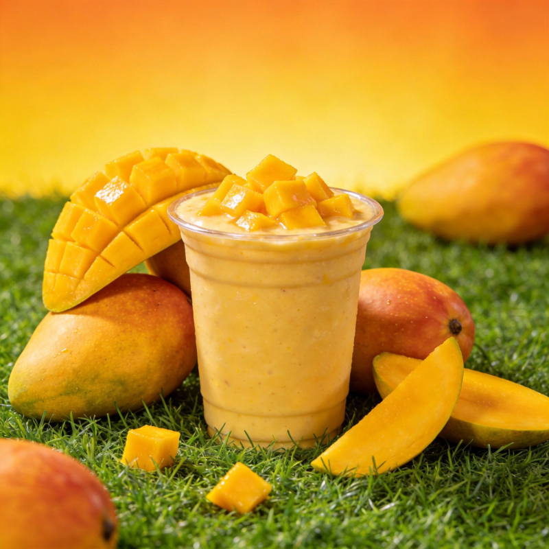 芒果奶昔 鲜甜诱人图片