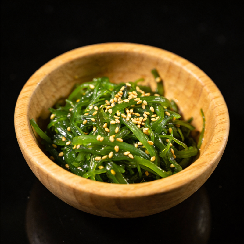 海藻拌芝麻图片