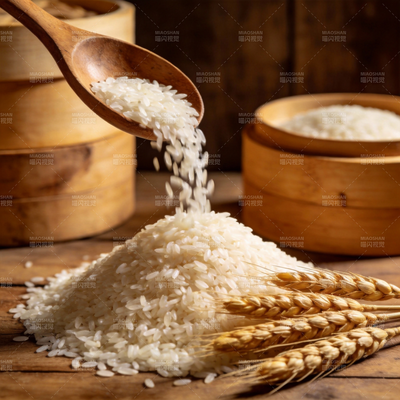 米香四溢 粒粒晶莹图片