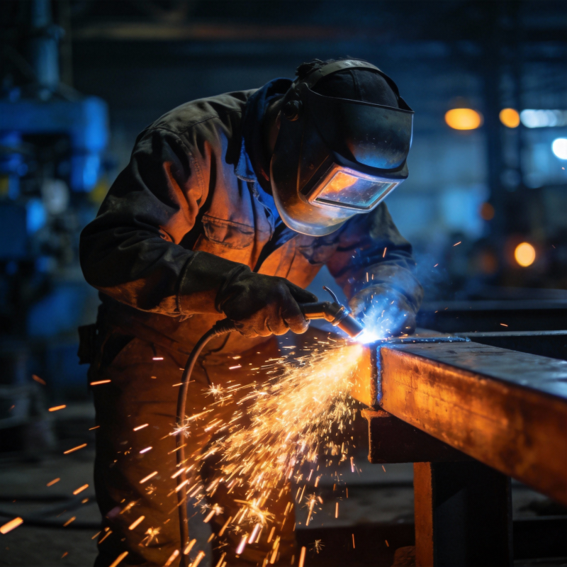 焊工作业现场图片