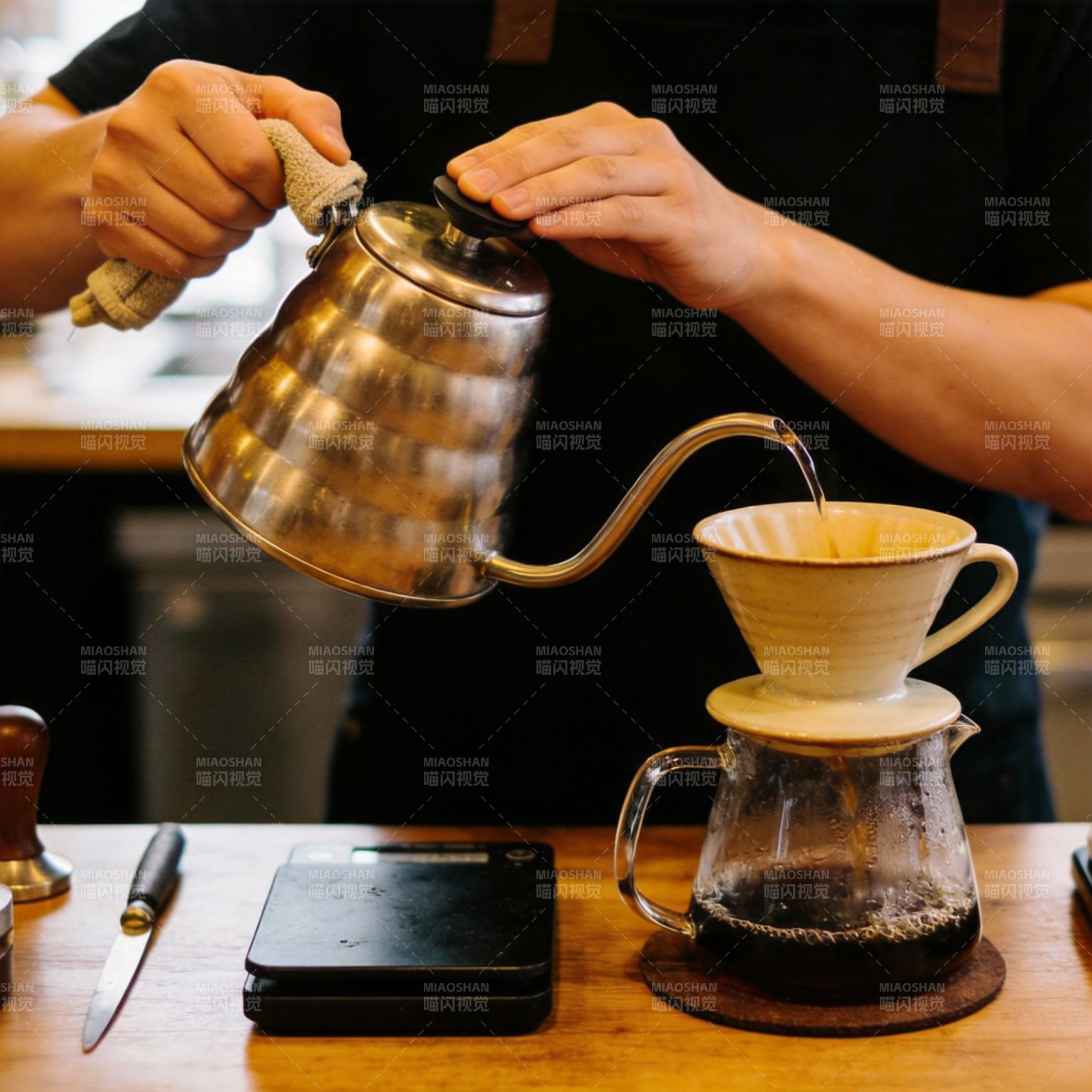 手冲咖啡艺术图片