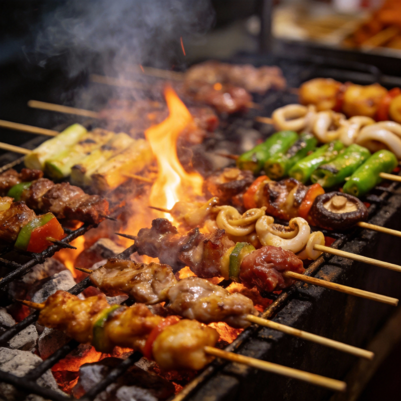 烧烤盛宴 美味飘香图片