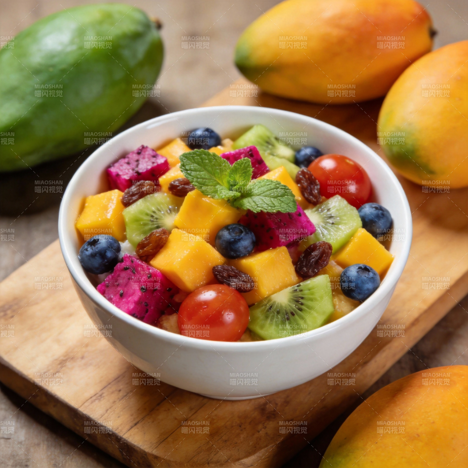 缤纷水果沙拉图片