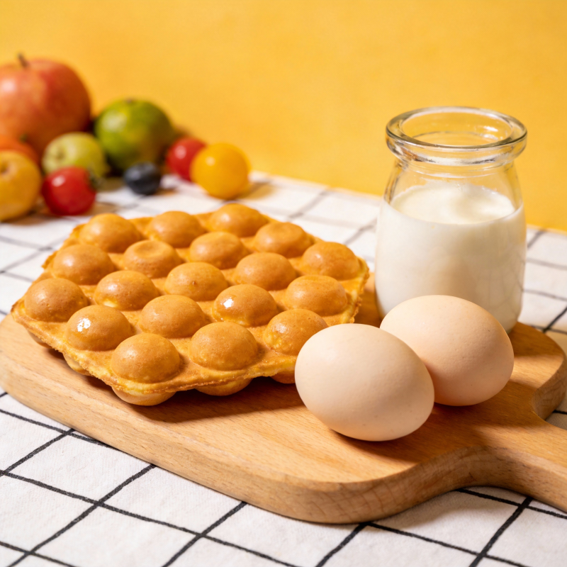 鸡蛋牛奶泡芙图片