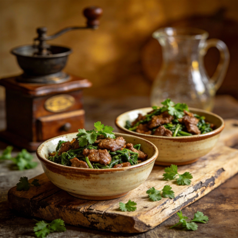 香草牛肉碗图片