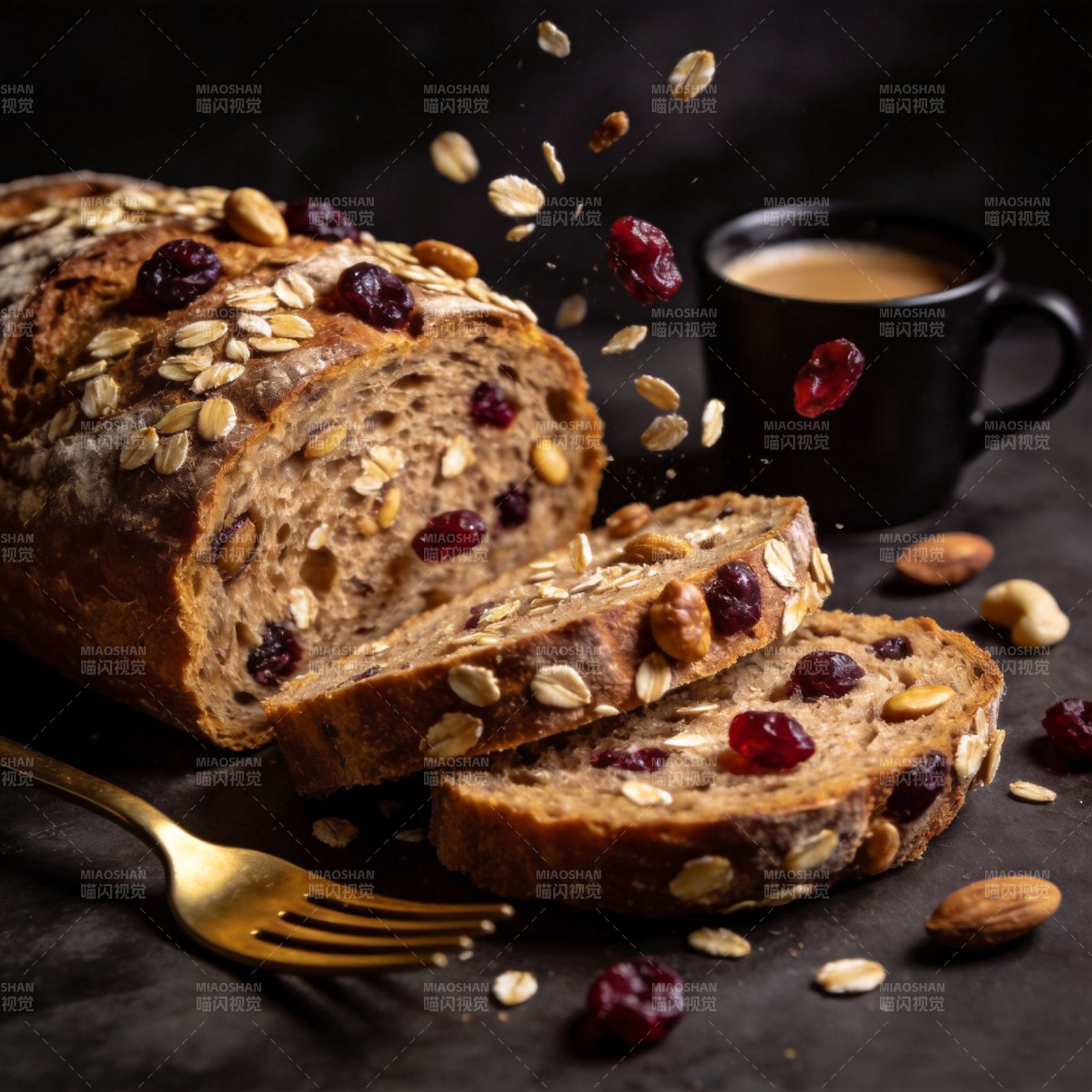 果仁面包飘香图片