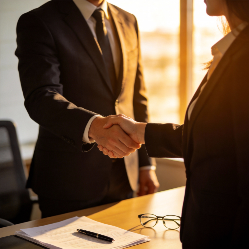 商务握手合作图片