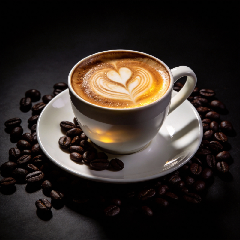 咖啡拉花艺术图片