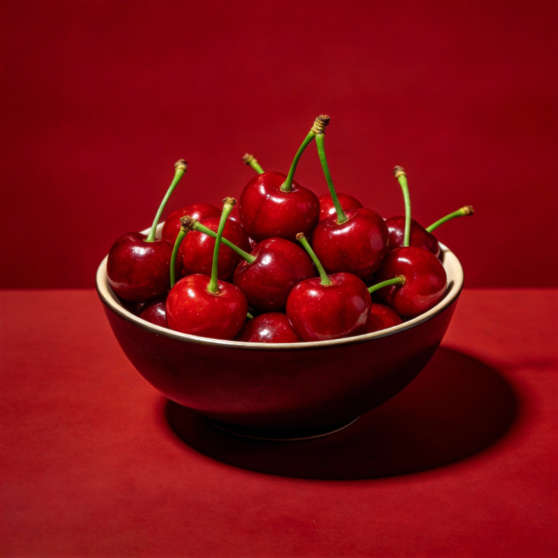 红樱桃满碗图片