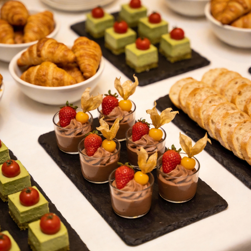 精致甜品盛宴图片
