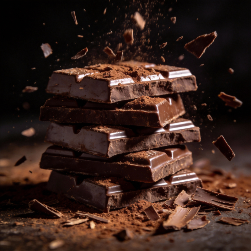 巧克力碎屑飞舞图片