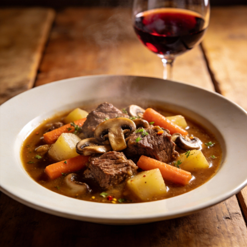 红酒炖牛肉图片