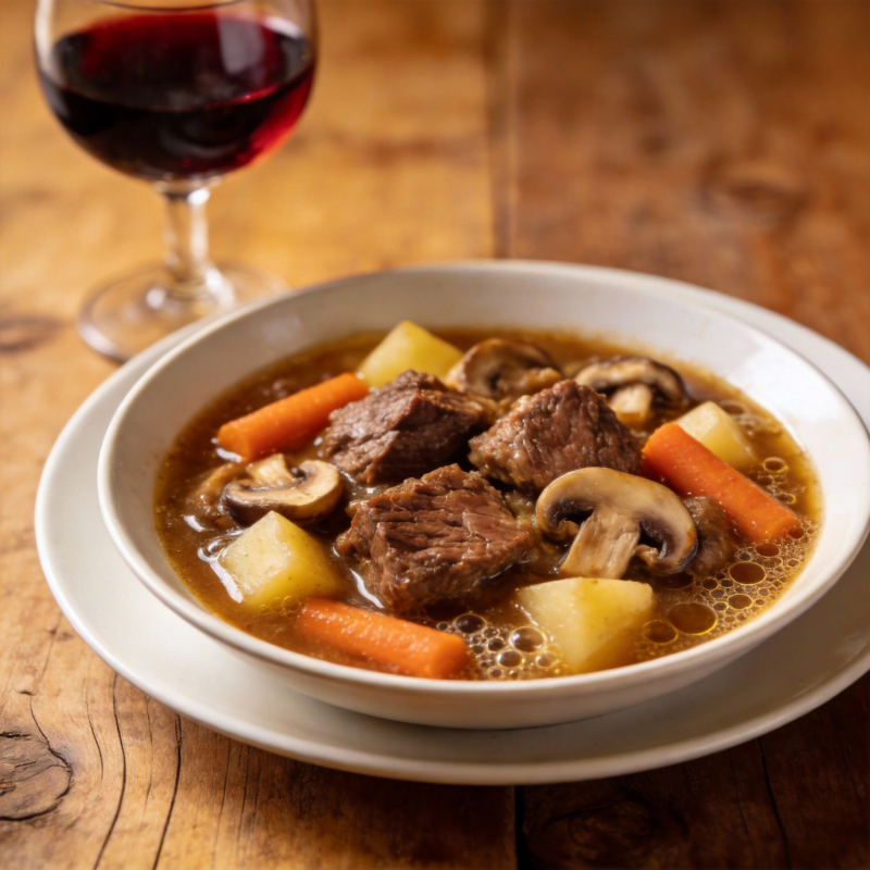 红酒炖牛肉图片