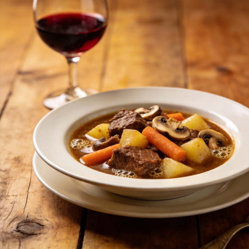 红酒炖牛肉图片