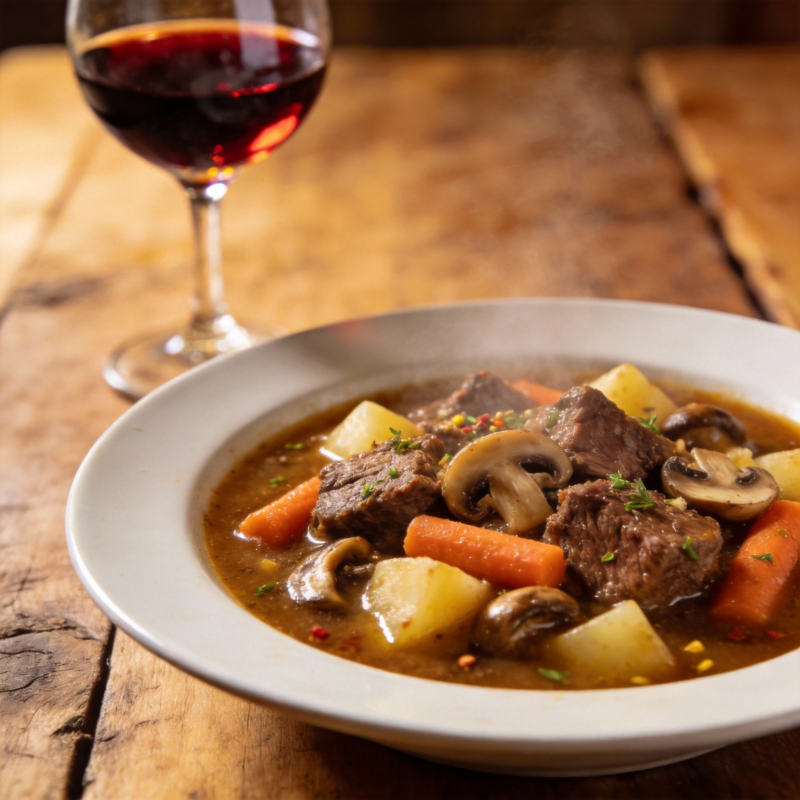 红酒炖牛肉图片