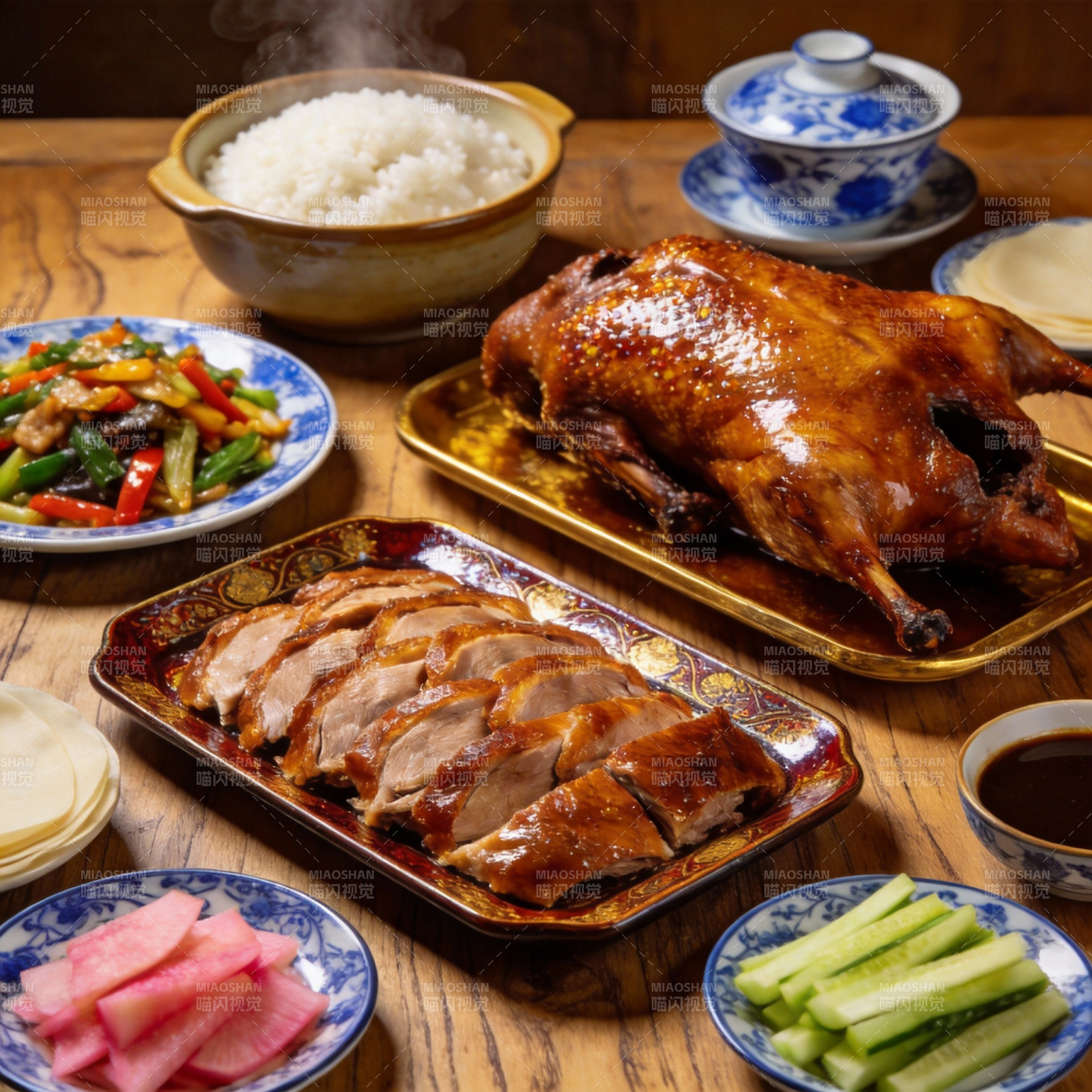 北京烤鸭宴图片