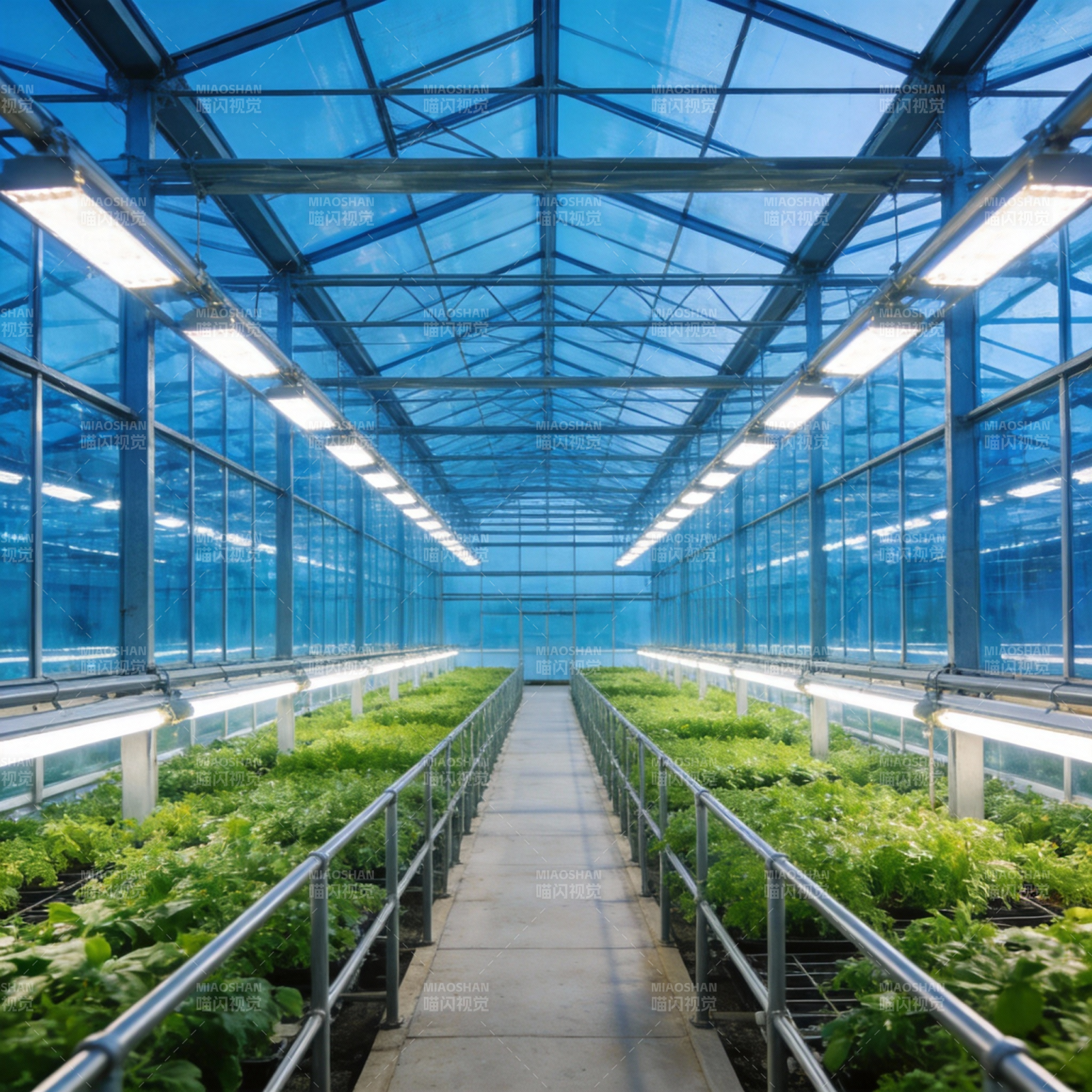 智能温室种植园图片