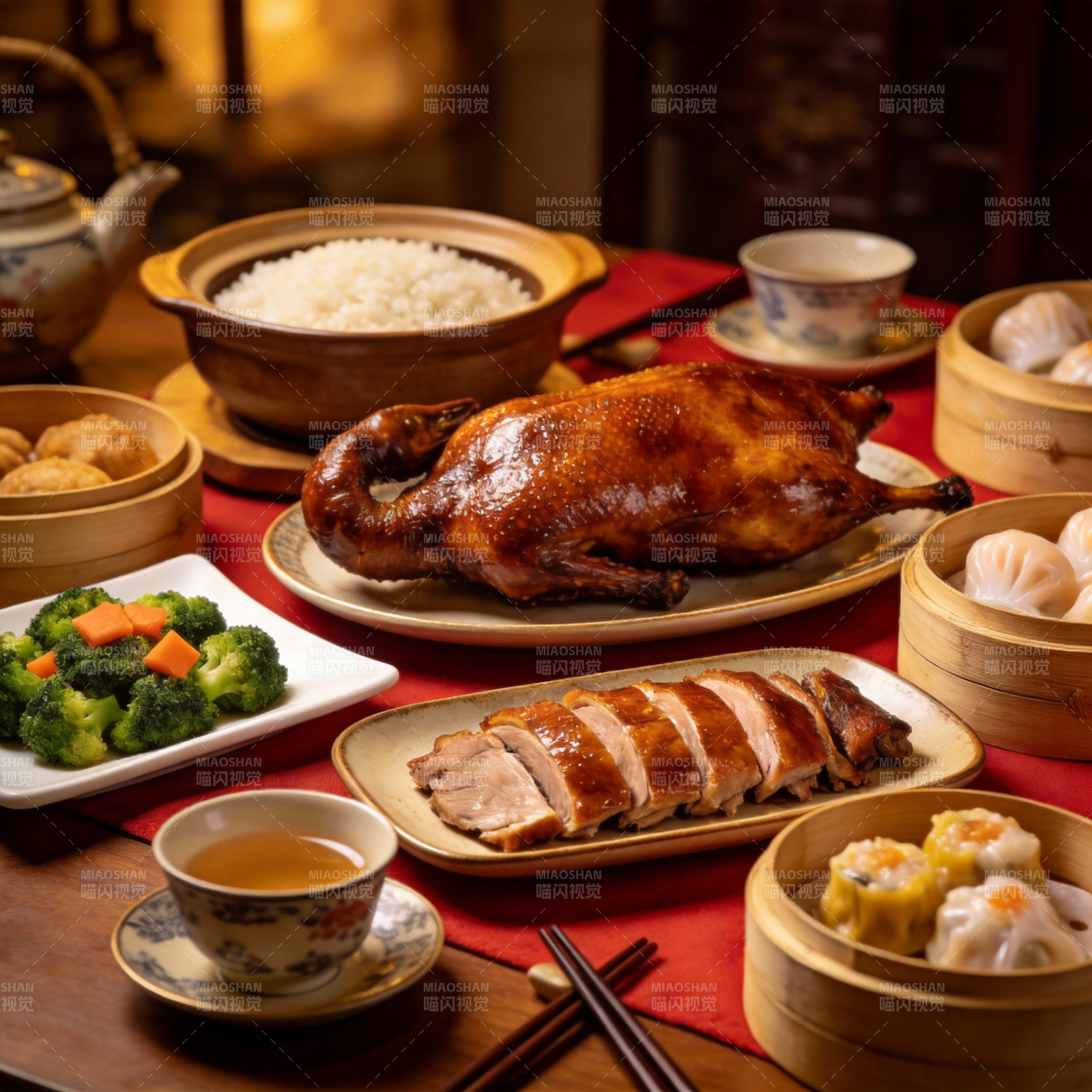 美味中式宴席图片