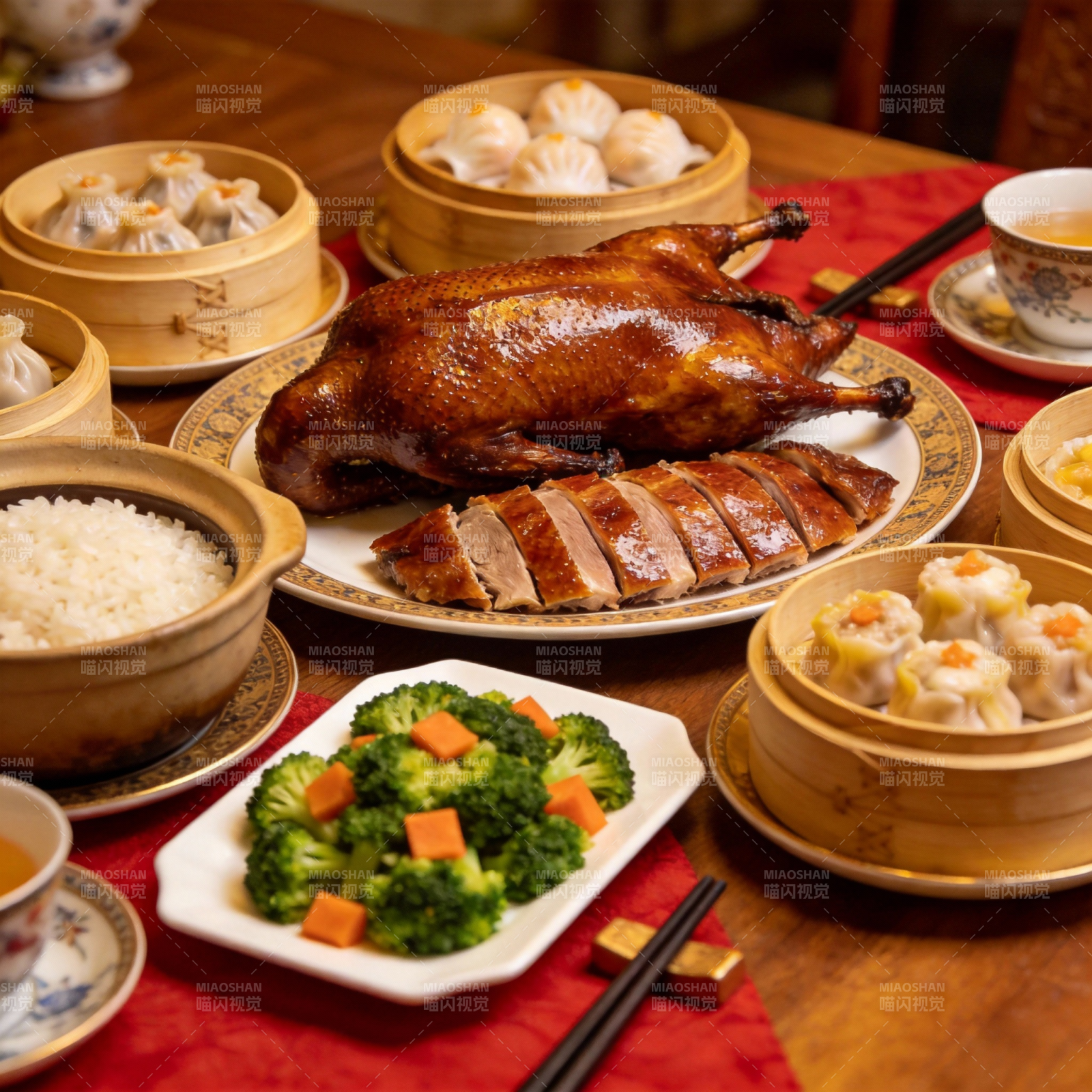 美味中式宴席图片