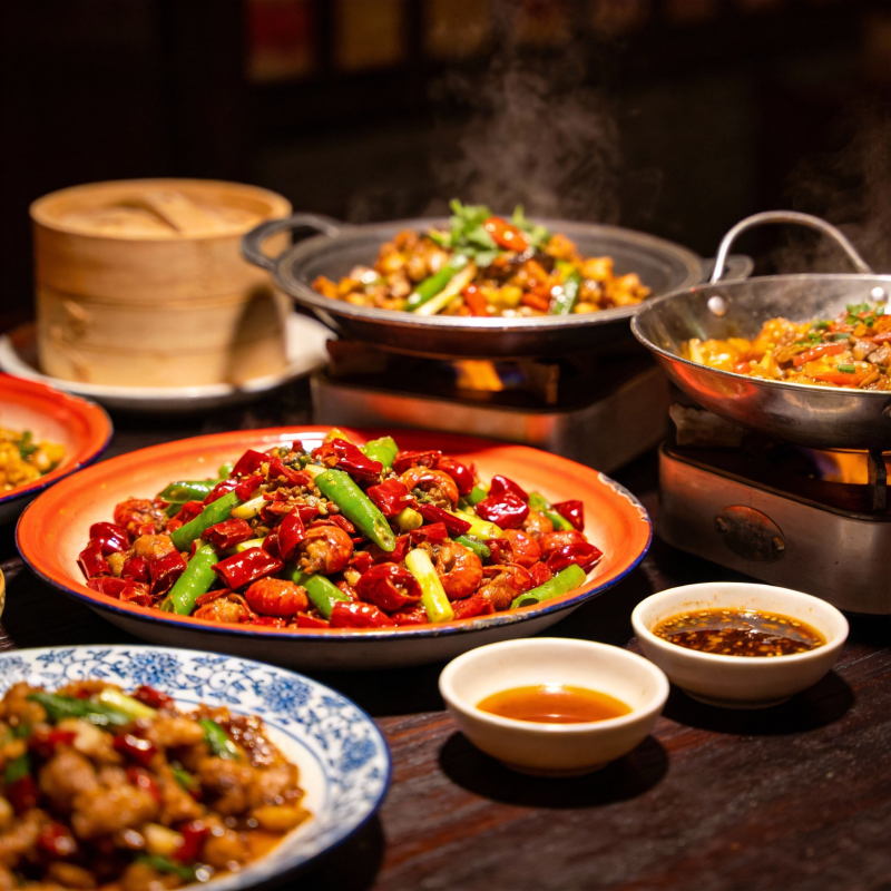麻辣鲜香 热气腾腾图片
