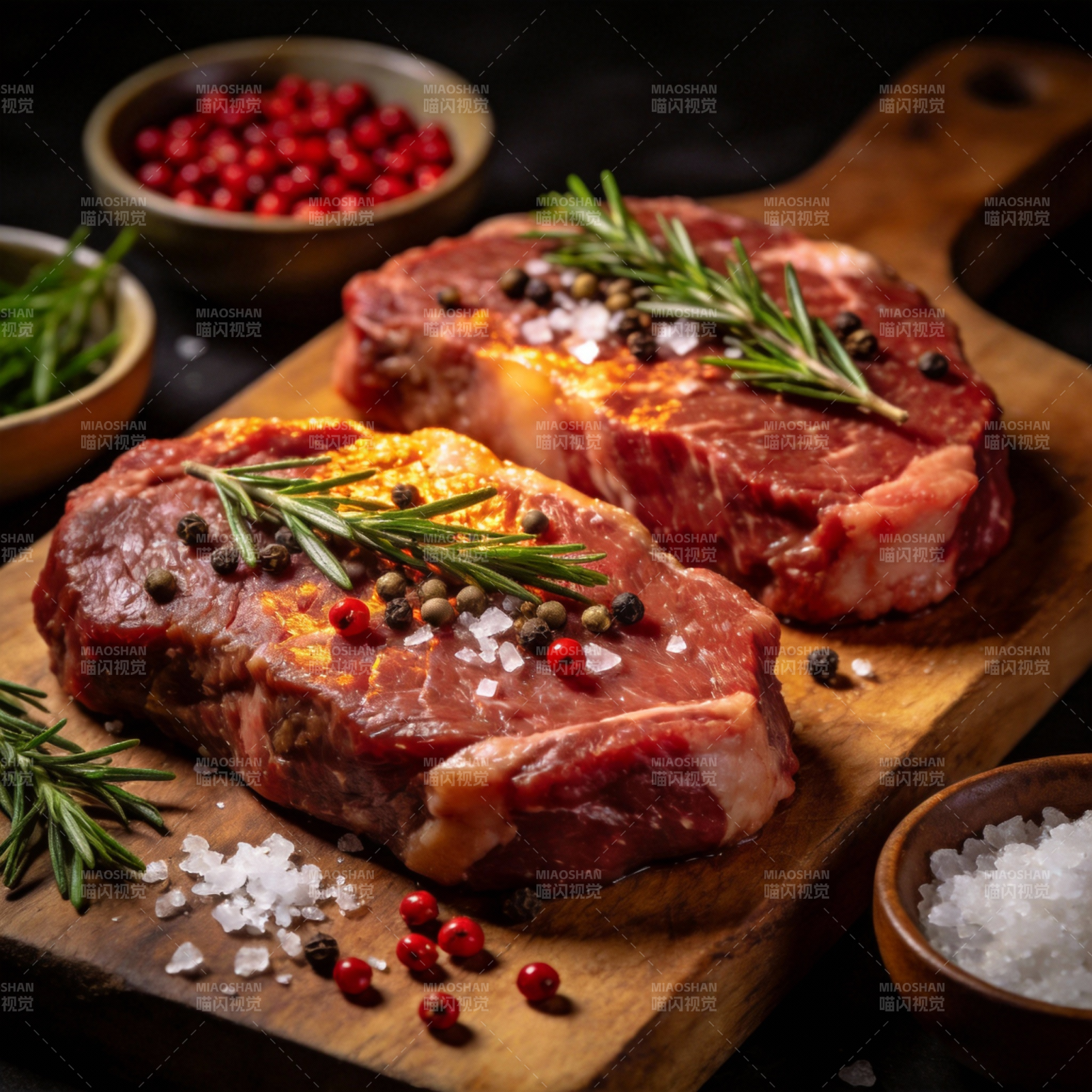 香草牛排 美味呈现图片