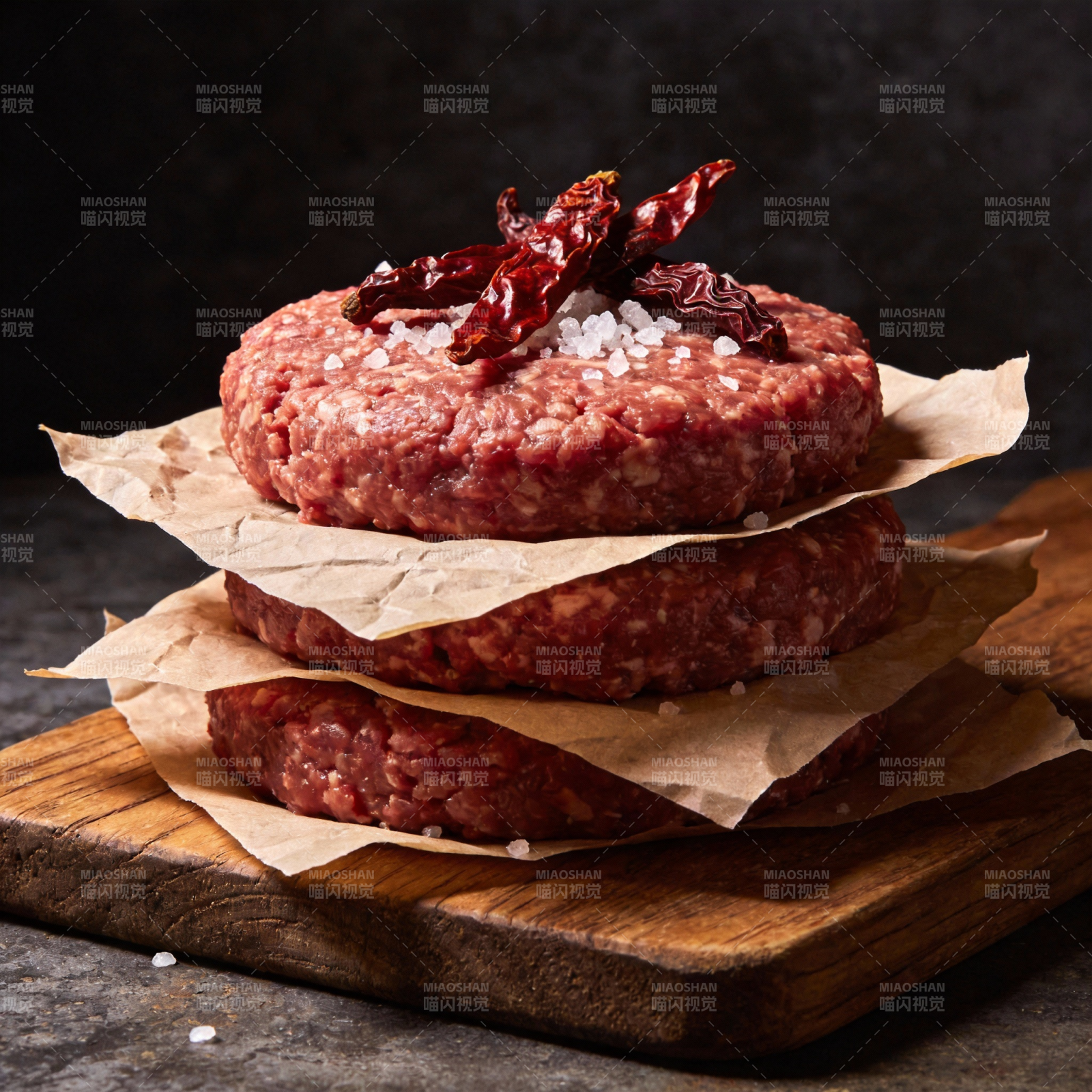 鲜嫩牛肉饼图片