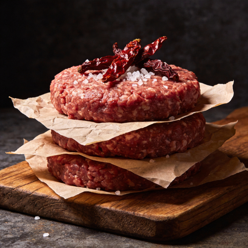 鲜嫩牛肉饼图片