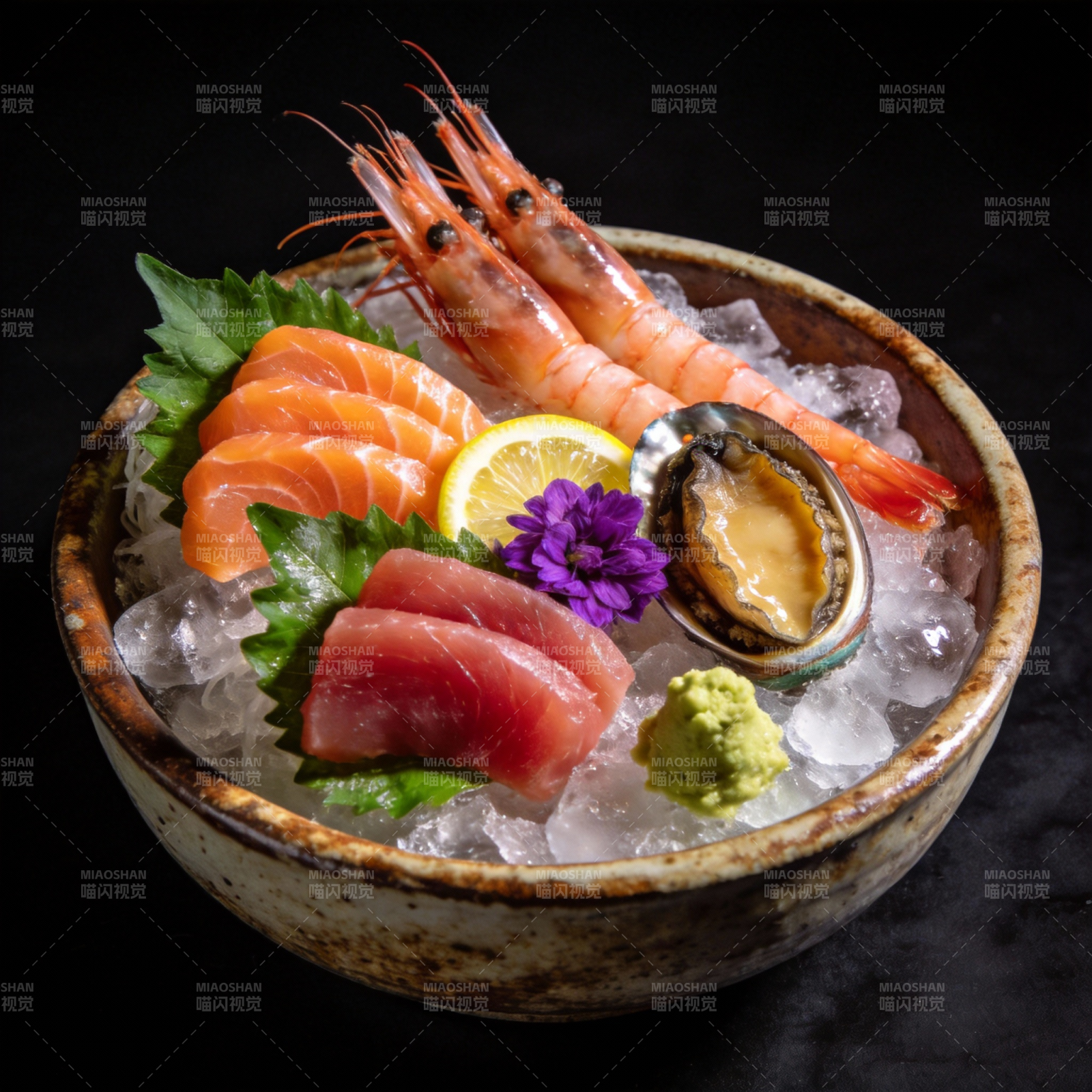 冰镇海鲜拼盘图片