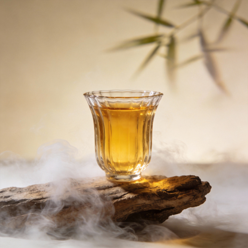 茶香袅袅 竹影相伴图片