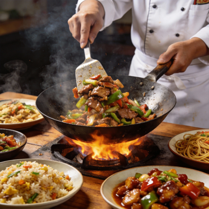 铁板炒菜 香气四溢图片