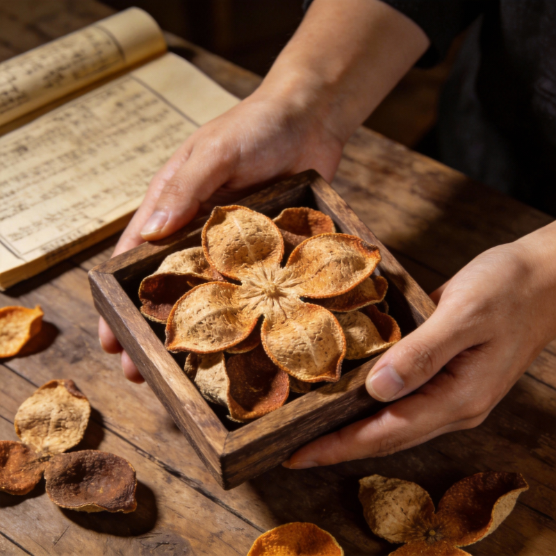 陈皮花香四溢图片