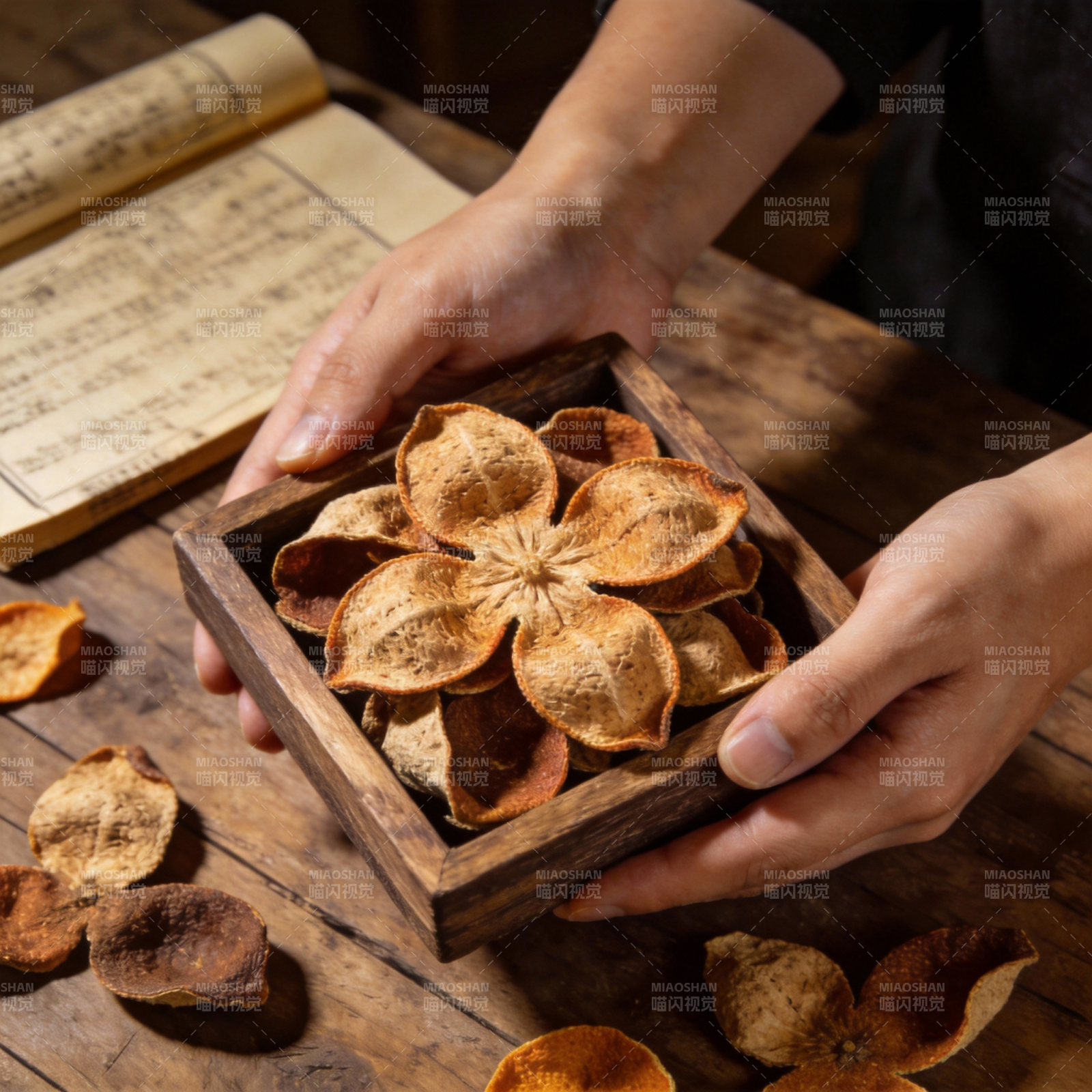 陈皮花香四溢图片