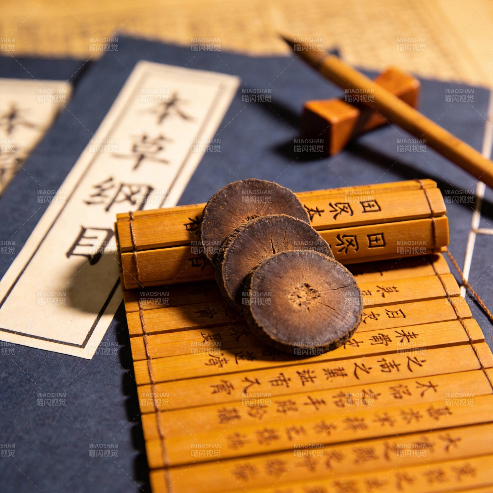 本草纲目古籍竹简图片