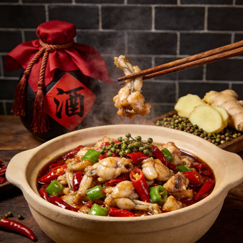 麻辣牛蛙煲图片